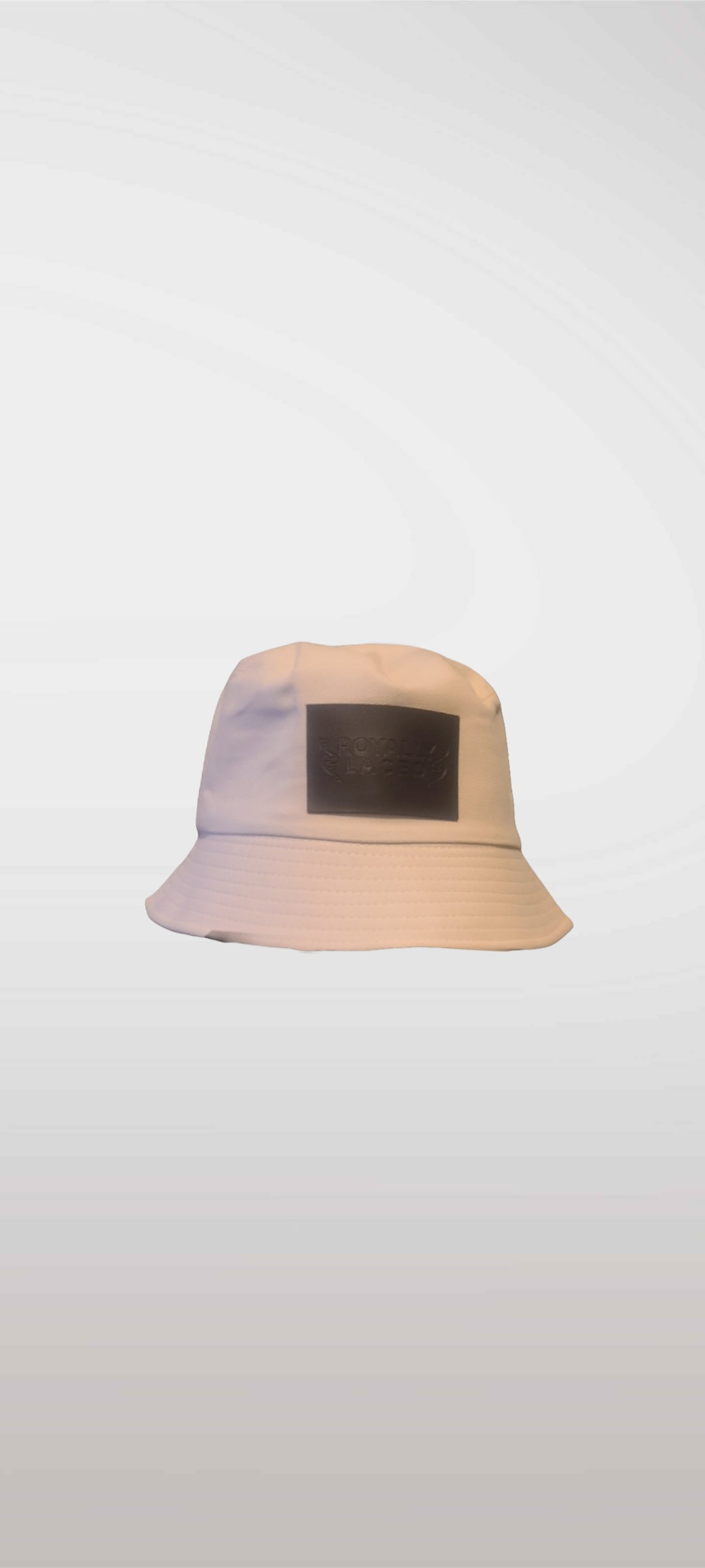 Beige Logo Bucket Hat