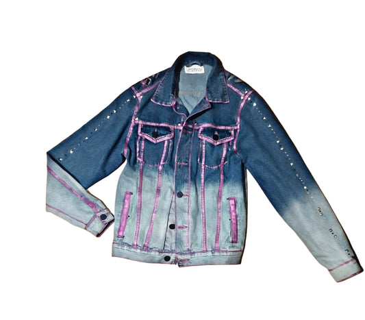 Half N Half Custom Trucker Jacket