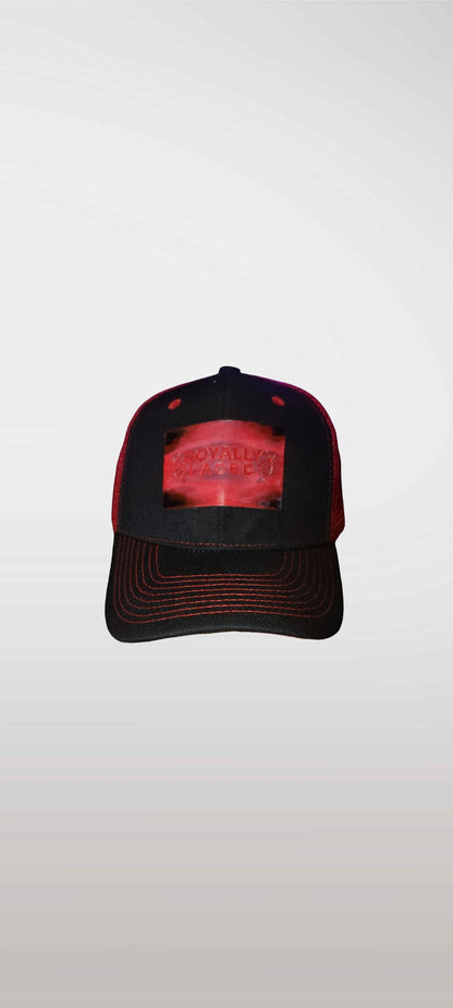 Black+Red Trucker Hat