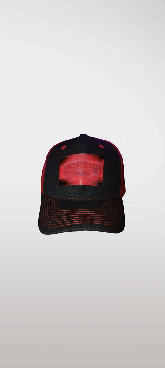 Black+Red Trucker Hat